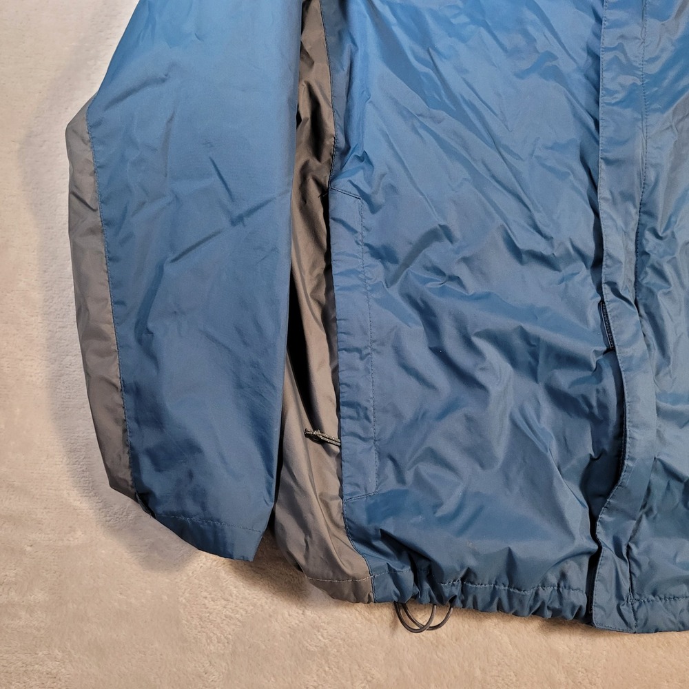 Columbia Jacket Mens L Blue Omni-Tech Rain Windbreaker Hooded Shell Coat - Picture 5 of 16